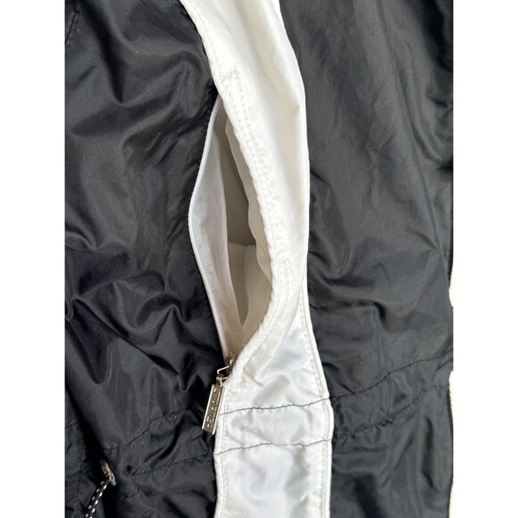 Starter Women's Black & White Windbreaker Jacket MEDIUM - Picture 6 of 10